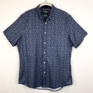 NWOT Report Collection Floral Short Sleeve Shirt